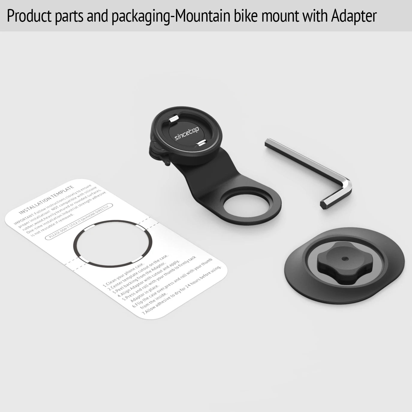 Bike Stem Phone Mount,Mountain Bicycle Phone Holder,Universal Aluminum Handlebar Cell Phone Cycling MTB Quick Attach/Detach.