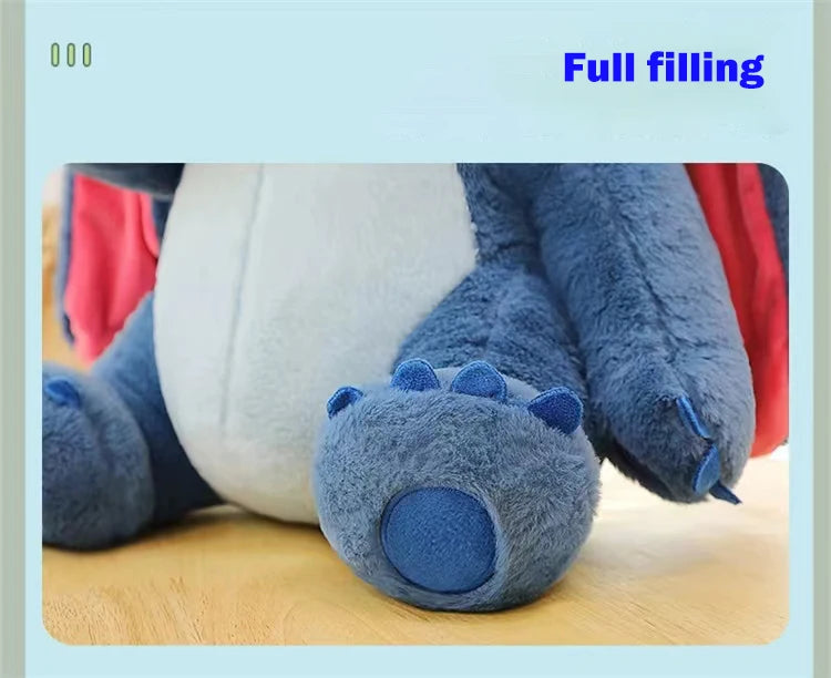 30-90CM New Disney Lilo & Stitch Sakura Doll Cartoon Angel Plush Toy Cute Anime Soft Stuffed Kawaii Children's Birthday Gift.