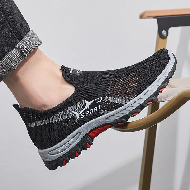 Sommer Mesh Männer Schuhe Leichte Turnschuhe Männer Mode Lässig Wanderschuhe 2024 Atmungsaktive Herren Wanderschuhe 2025, Mode Schuhe.
