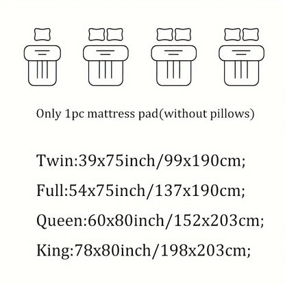 WQSPRING 900GSM Air Layer Mattress 5cm Thick Mattress Protection Pad Soft And Breathable Soothing Back Pain Mattress Pad.