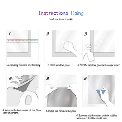 Self Adhesive Mesh Shading Film Glass Film Window Decoration Window Sticker Window Paper Shading Insulation Film Wall Stickers.