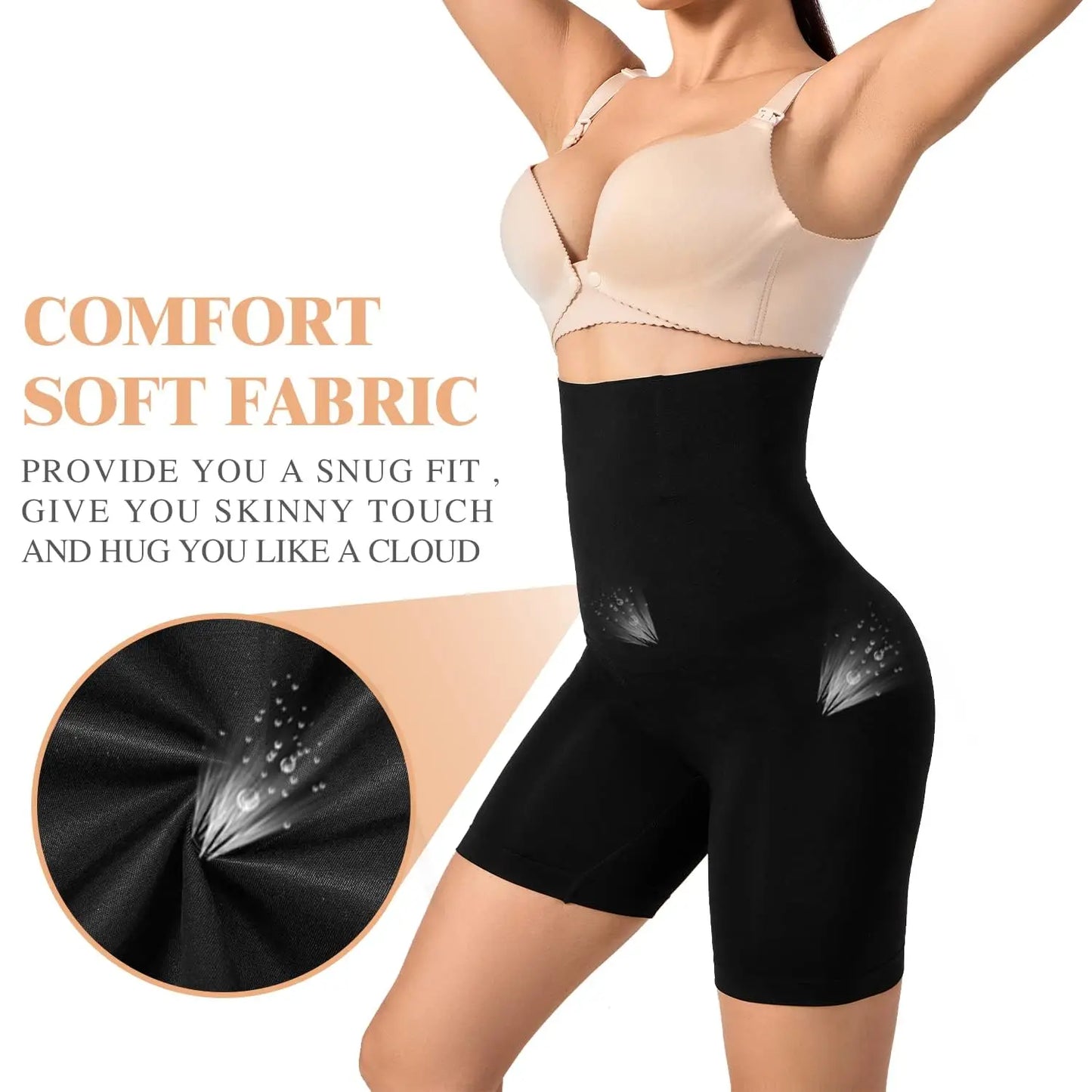 Super Sale High Waist Shaping Control Panties Tummy Control Butt Lifting Slim Shorts Women's Underwear Shapewear Body Shaper.