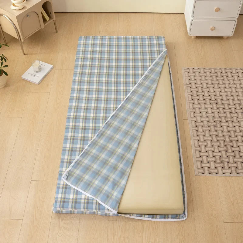 Pure cotton mattress cover upper and lower bunk student dormitory cotton mattress protective cover college mattress cover.