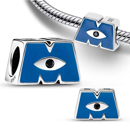 100% 925 sterling silver Disney 100th anniversary charm beads suitable for original DlY bracelet, women's fashion gift