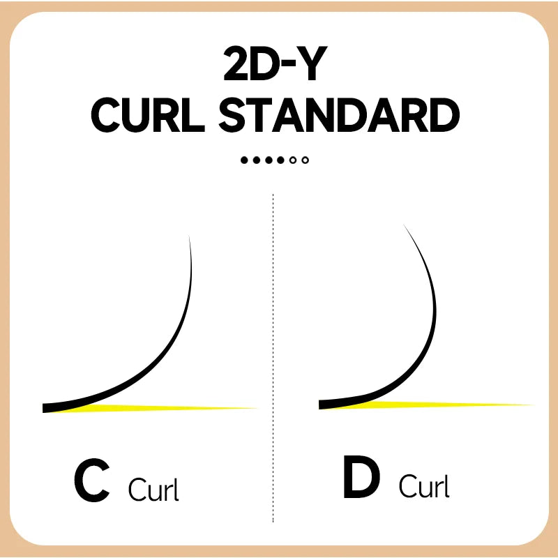 JASBLUE 2D Y Shape Eyelash Extensions Single Tip Y Premade Fans Y Lashes extensions Light Y Shape Eyelashes Lines.