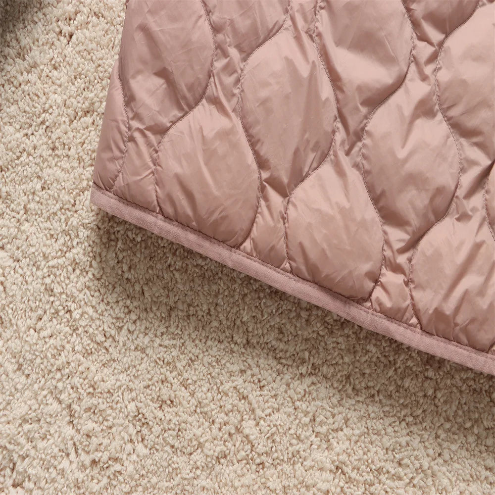 2024 neue Ankünfte Frauen Mode Ultraleicht Dünne Mit Kapuze Unten Jacken Frühling Winter Weiblichen Koreanischen Slim Fit Ärmellose Puffer Mantel.