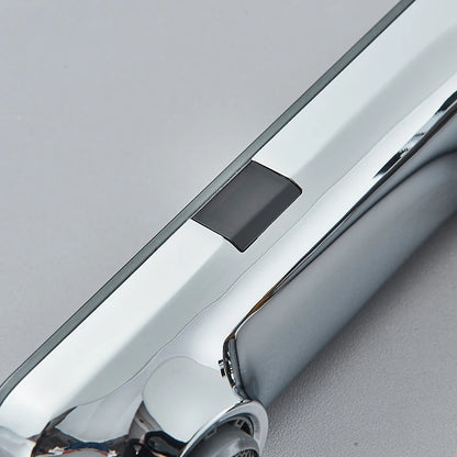 Touchless Sensor Basin Faucet Smart Digital Display Bathroom Sink Faucet Grey Sense Hot Cold Water Mixer Tap Battery Power