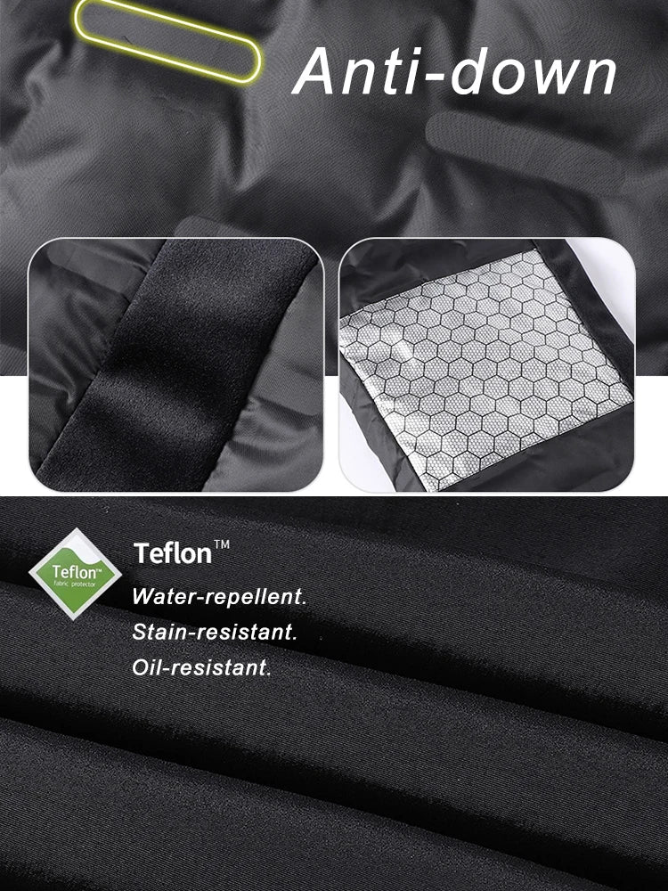 Winter Down Pants Men 90% White Duck Down Padded Warm Pants Outdoor Waterproof Windproof Casual Straight Thermal Puffer Trousers.