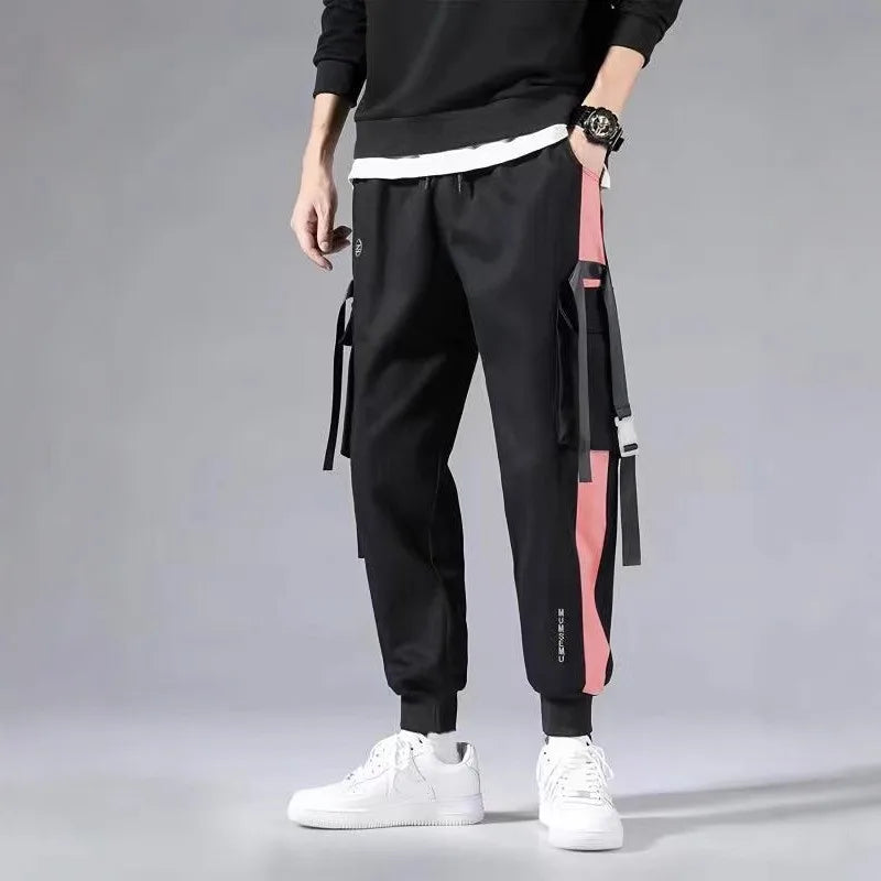 Men's new pants, men's Korean style trendy loose fitting student ins nine point chic casual workwear pants, trendy brand ankle b.