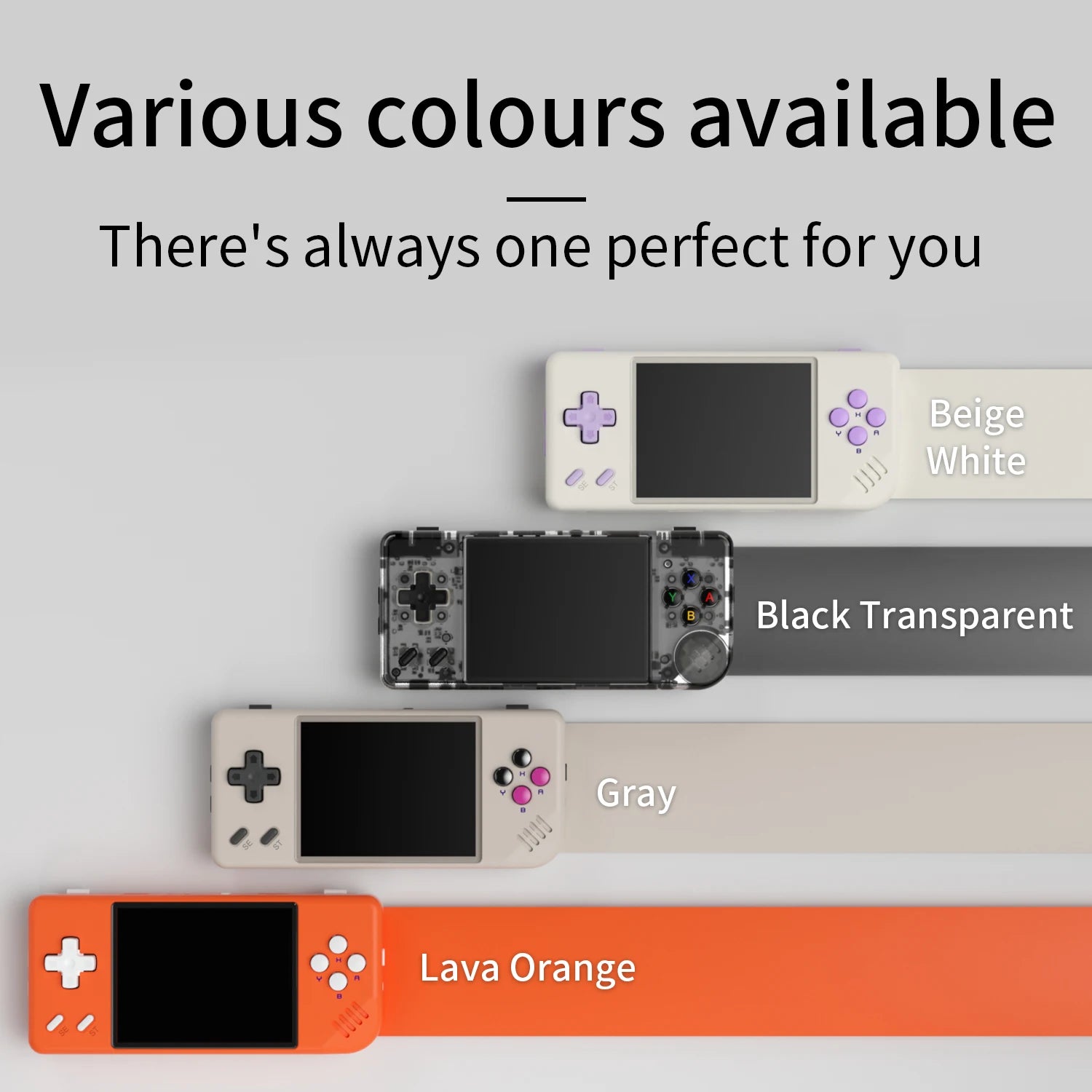 ANBERNIC RG28XX Handheld Game Console 2.83" Screen IPS Screen 64G Linux 5000+ Games Pre-installed H700 Quad-core ARM Cortex-A53.