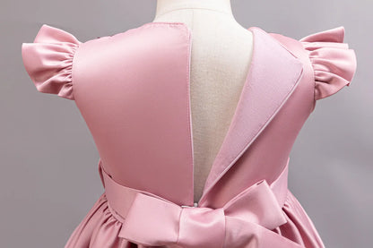 Performance Formelles Partykleid für Mädchen, Kinderkleidung, Paillettenkleider, aktive Kleider für Mädchen, Kinderkleidung, Schwarz, 3 bis 10 Jahre.