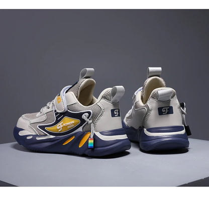 Kids Boy Fashion Trend Casual Sneaker Non-Slip Children's Sports Shoes Breathable Mesh Comfortable Wear
