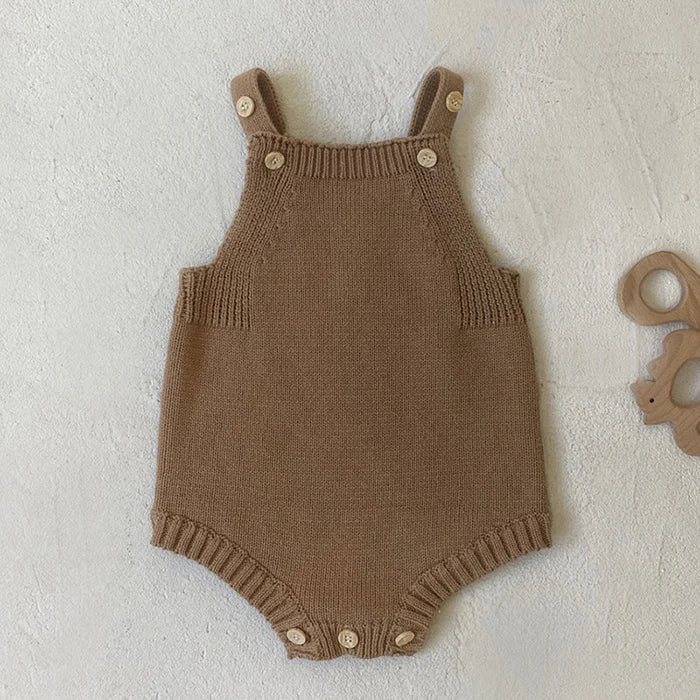 2024 neue Herbst Neugeborenen Baby Mädchen Jungen Stricken Bodys Ärmel Einfarbig Gestrickte Infant Baby Overall Baby Kleidung.