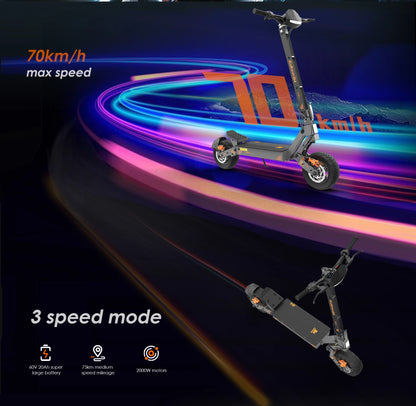 KuKirin G4 Electric Scooter EU Stock 2000W Motor 60V20Ah Baterry 70km/h Top Speed 11-Inch Off-Road Tires Folding E-Scooter.