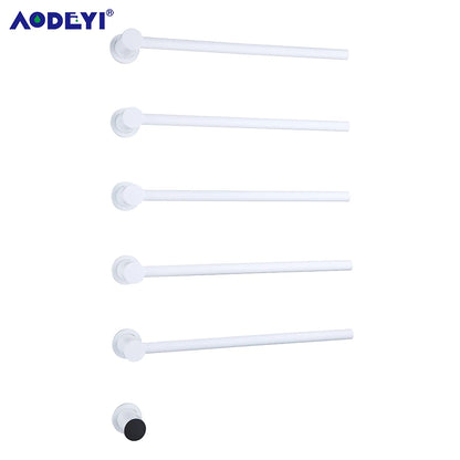 Bathroom Electric Heated Towel Rail Warmer Digital Display Temperature Time Control Smart Home Concealed Bar 304 Stainless Steel