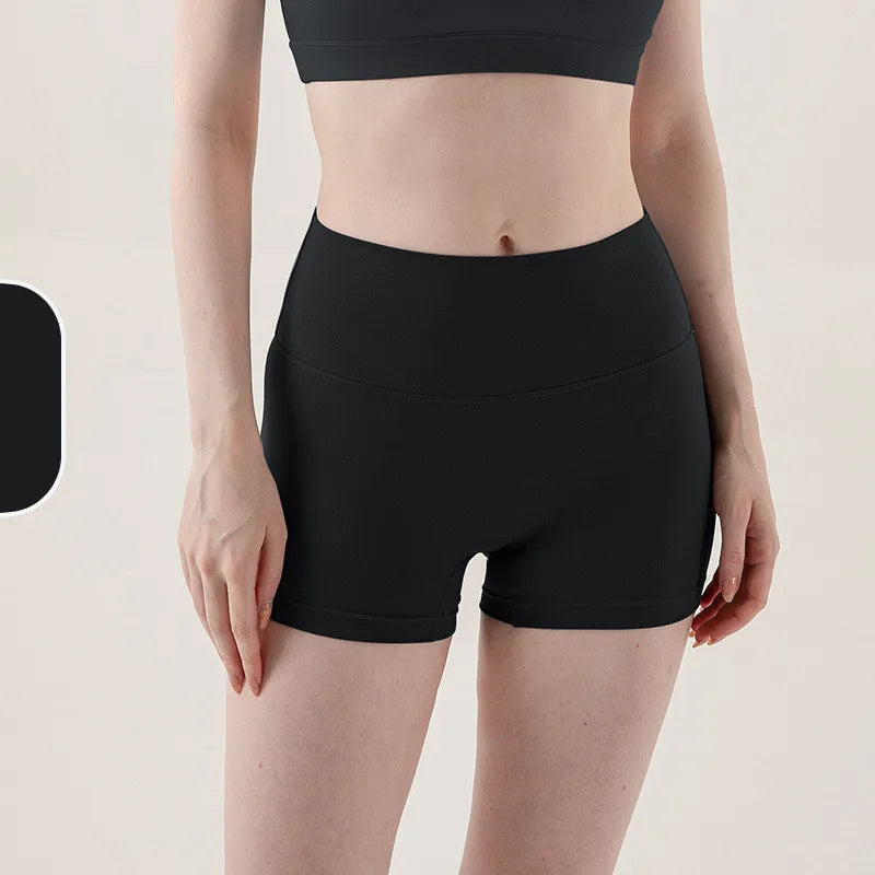 Summer Women's Yoga Shorts High Waist Sport Shorts Fitness Push-Up Tights Booty Short Pants Gym Shorts Cycling Shorts Female