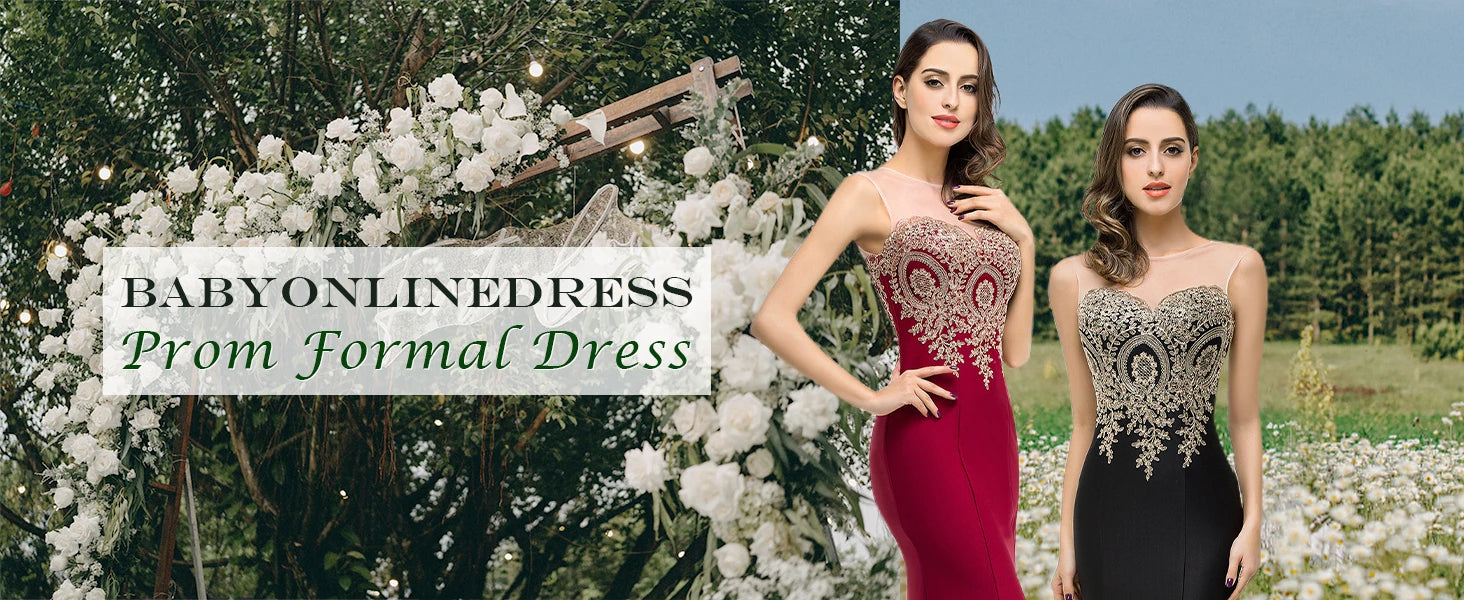 BABYONLINE Maßgeschneidertes Abendkleid All CoPearl Sleeve Full Crystals Etuikleid Abiye.