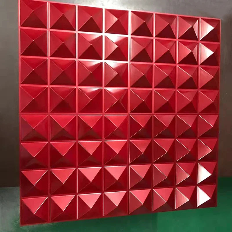 30cm house wall renovation geometric 3D wall panel non-self-adhesive 3D wall sticker art tile 3d wallpaper room bathroom ceiling
