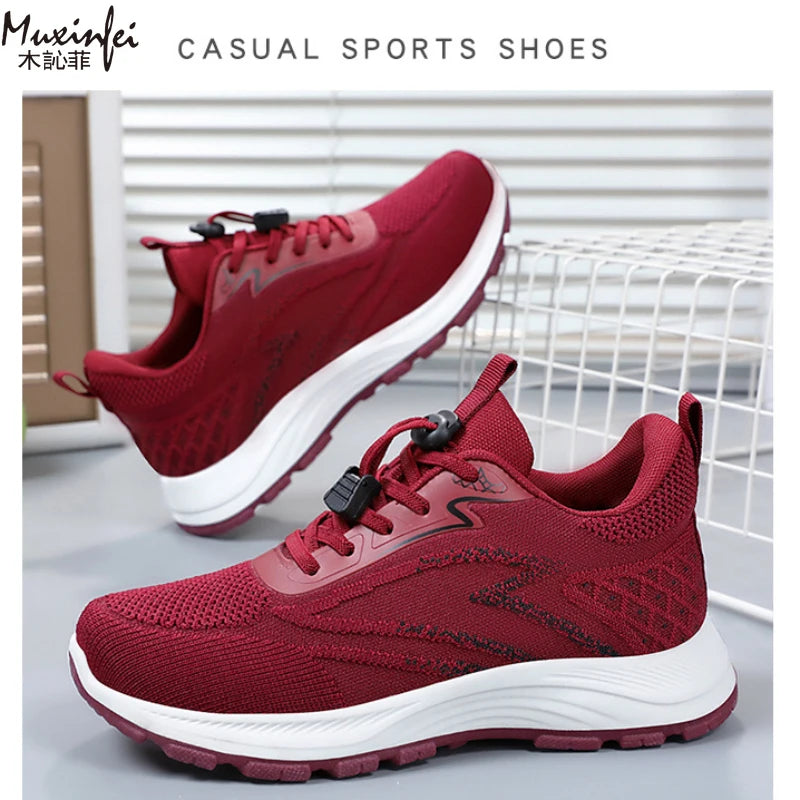 2025 Spring Women's Casual Sports Shoes Breathable and Comfortable Outdoor High Quality Single Shoes Trendy Women's Shoes.