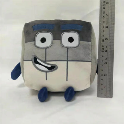10pcs Cartoon number Plush Doll Toy Educational Stuffed Movie TV number Toys Kids Gift early childhood education doll.