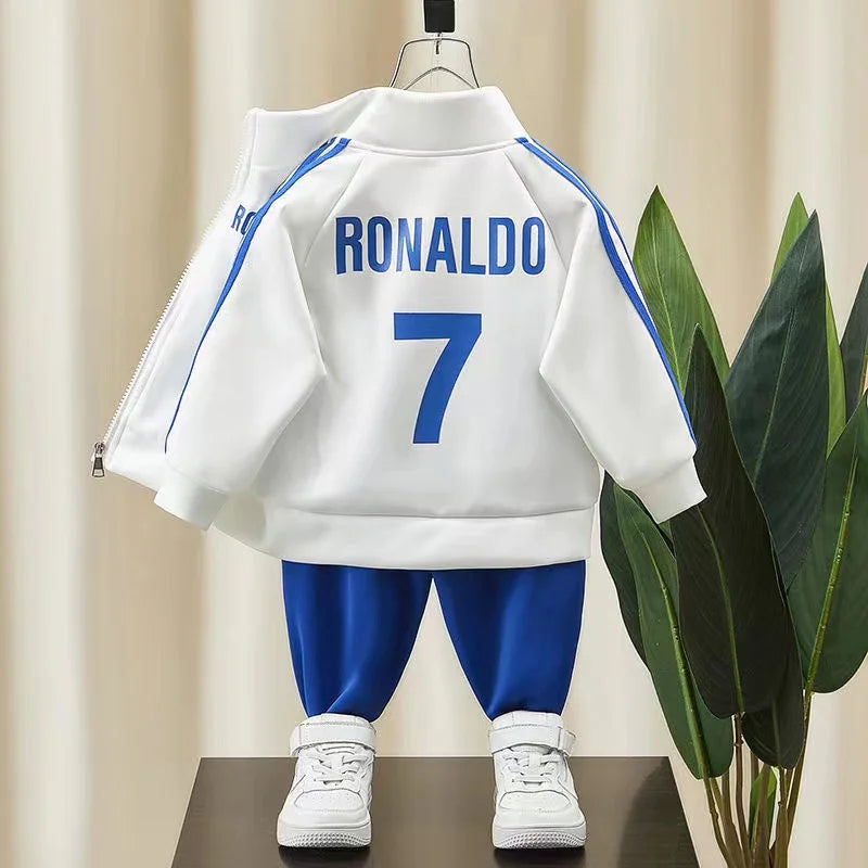 Children Clothing Set Boy Clothes Spring Suit Baby Sets Cute Cotton Coat Pants Kids Soft Tracksuit With Bag 2-10Y 2024 New