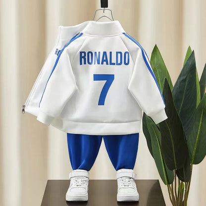 Children Clothing Set Boy Clothes Spring Suit Baby Sets Cute Cotton Coat Pants Kids Soft Tracksuit With Bag 2-10Y 2024 New