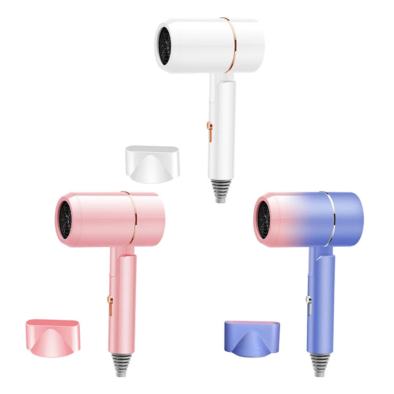 XIAOMI Folding Hairdryer High Power Negative Ion Hair Dryer Home Thermostatic Travel Portable Silent Hair Brush Dryer 2025
