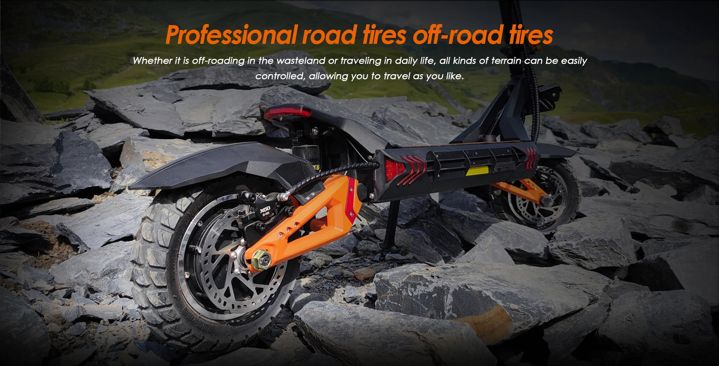 Kukirin G3 Pro Electric Scooter Dual Motor 52V23.4AH Large Battery Fast Off-Road 10 Inch 80km Long Endurance Electric Scooter.