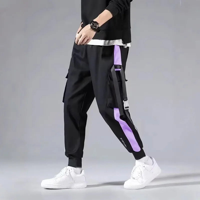 Men's new pants, men's Korean style trendy loose fitting student ins nine point chic casual workwear pants, trendy brand ankle b.
