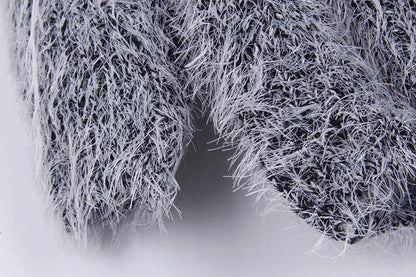 Pullover 2019 Herbst Winter Frauen Oansatz Pullover Lose Gestrickte Damen Pullover Weibliche größe Casual Einfarbig Plüsch Pullover.