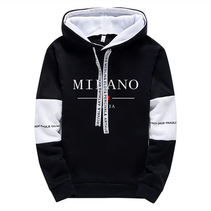 Neueste Mode Herren Sportswear Mit Kapuze Sweatshirts Jogger Hosen Männlich Täglich Casual Sport Jogging Anzug Italia Milan Gedruckt Hoodies.
