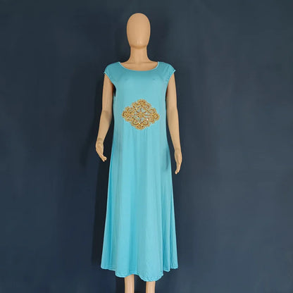 Partykleider für Frauen, Abaya, muslimischer Kaftan, 2-teiliges Set, Eid-Flare-Ärmel, Robe, bestickt, goldene Spitzenkleid, Anzug, Jalabiya Ramadan.