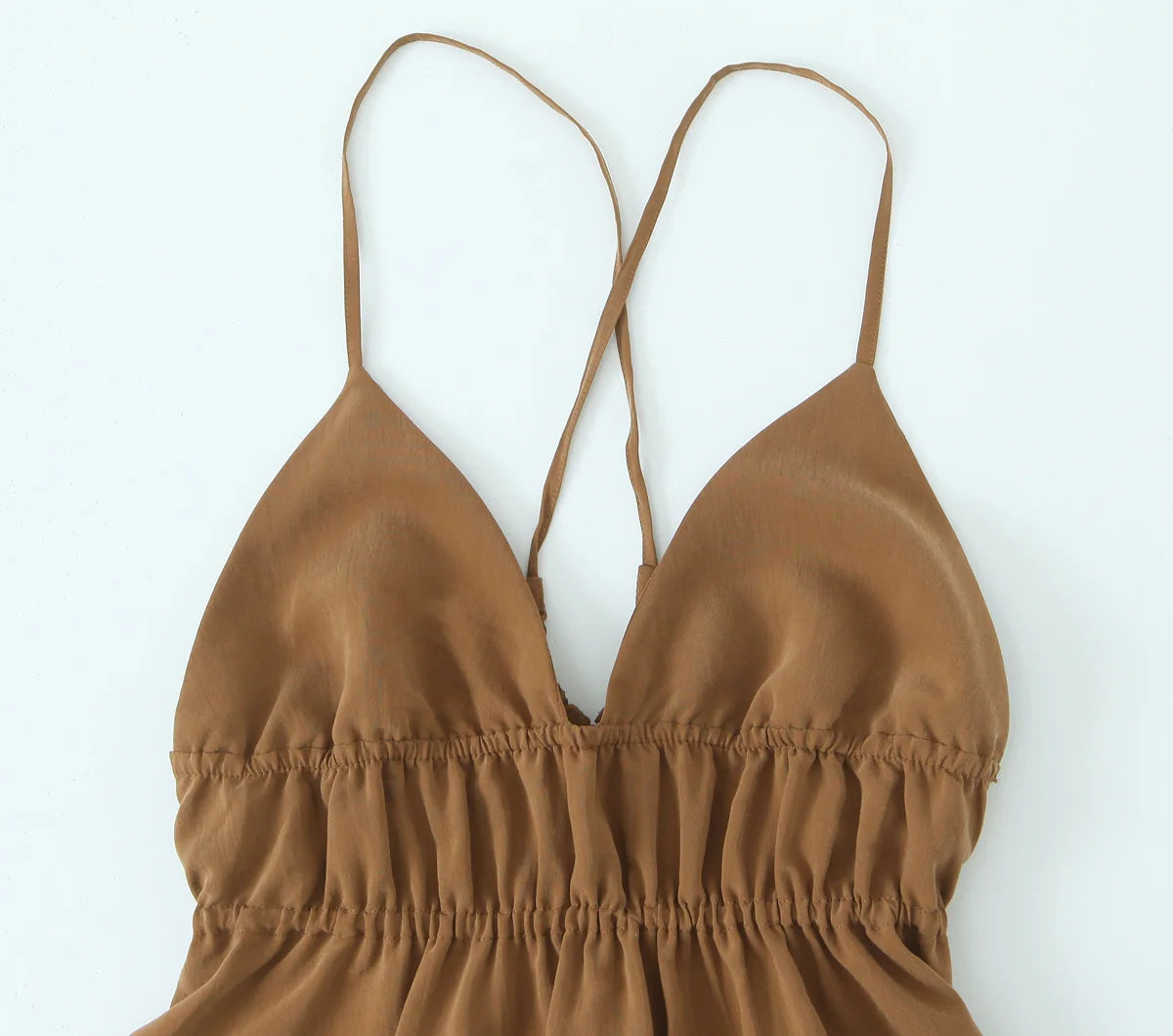 TFMLN Frauen Retro Sling Kleid Für Frauen Elegante Ärmellose V-ausschnitt Backless Mixi Kleid Dame EINE Linie Fashion Club Party Langes Kleid.