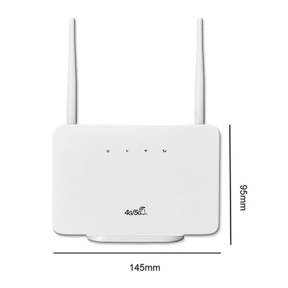 4G LTE WiFi 6 Mobile Hotspot Router Support 10 Users with SIM Card Slot Wireless Router Portable 4G WiFi Hotspot for Home Travel