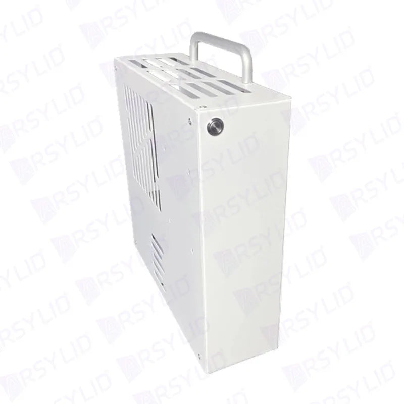 ARSYLID D9 M-ATX Computer Case 5.3L Smaller Mini Core Display Form Factor Chassis 63mm Radiator Flex PSU.