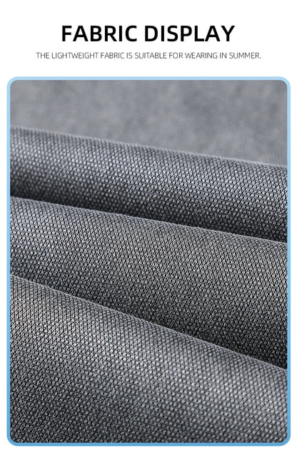 Men's Lyocell Loose Cuffed Tapered Pants 2025 Summer Autumn Comfortable Breathable Casual Long Pants Plus Size 5XL.