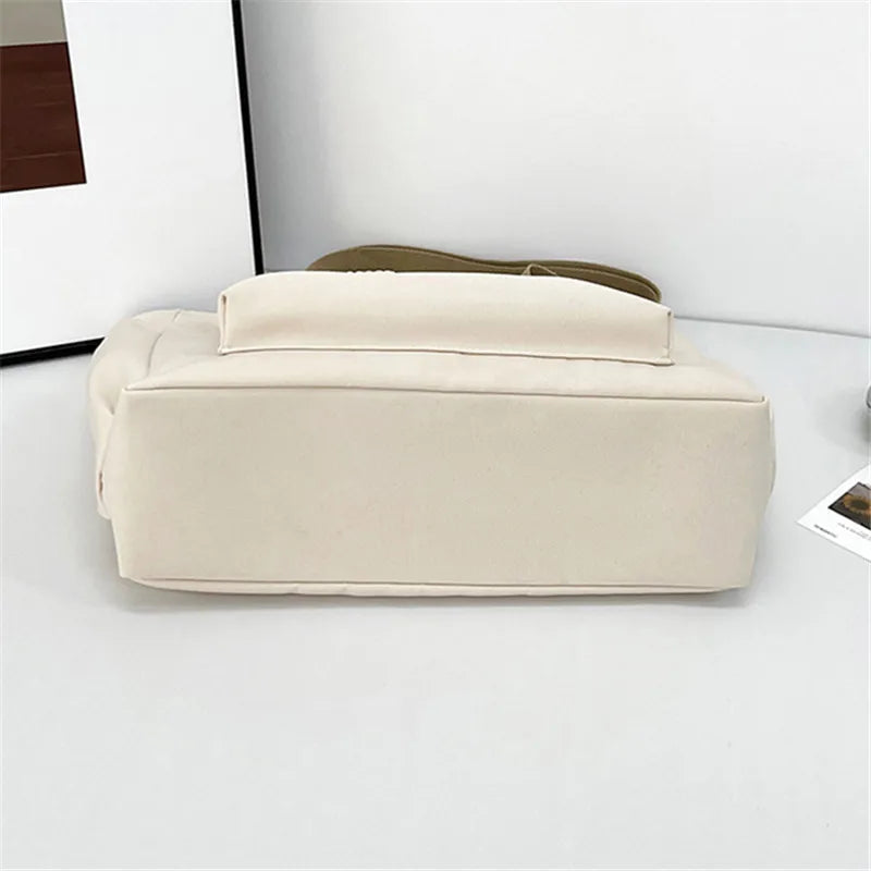 Nylon Tote Bag with Multiple Pocket Lightweight Foldable Design for Office Commute Shopping Fitness Storage Handbag Shoulder Bag.