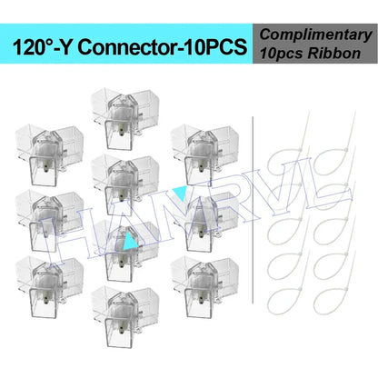 Garage Accessories DIY LED tube Hexagon connector cable for honeycomb Lamp 110-240V for Barbershop Workshop 4s Car Body Lighting