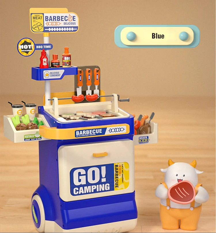 Kitchen Food Role Play Pretend Play Children Toy Ice Cream Candy Sweet Dessert Accessories Toys for Kid Christmas Birthday Gifts