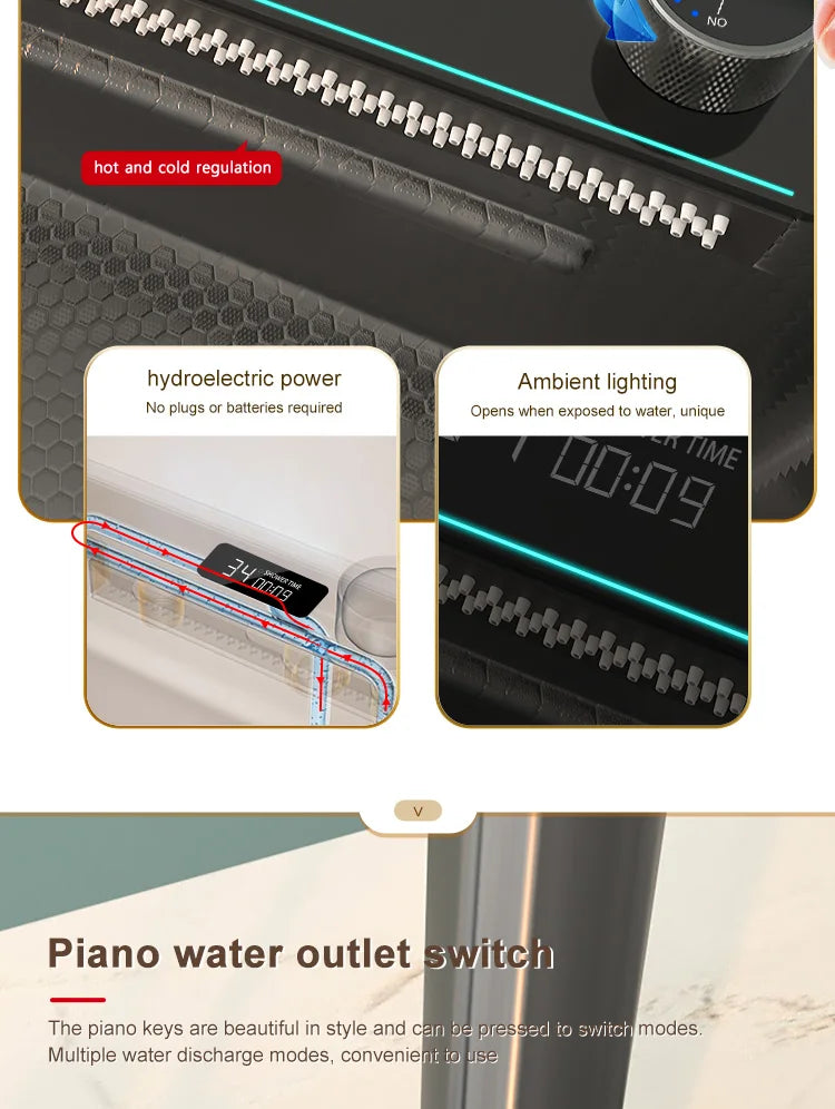 Wasserfall-Küchenspüle aus Edelstahl, multifunktional, groß, Einzelschlitz, Geschirrspülbecken, Küchenrenovierung