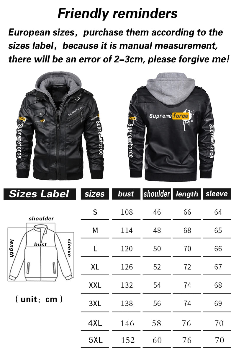Men's vintage warm leather jacket, Honda motorcycle racing jacket, zipper windbreaker top, outdoor fashion, warm, winter.