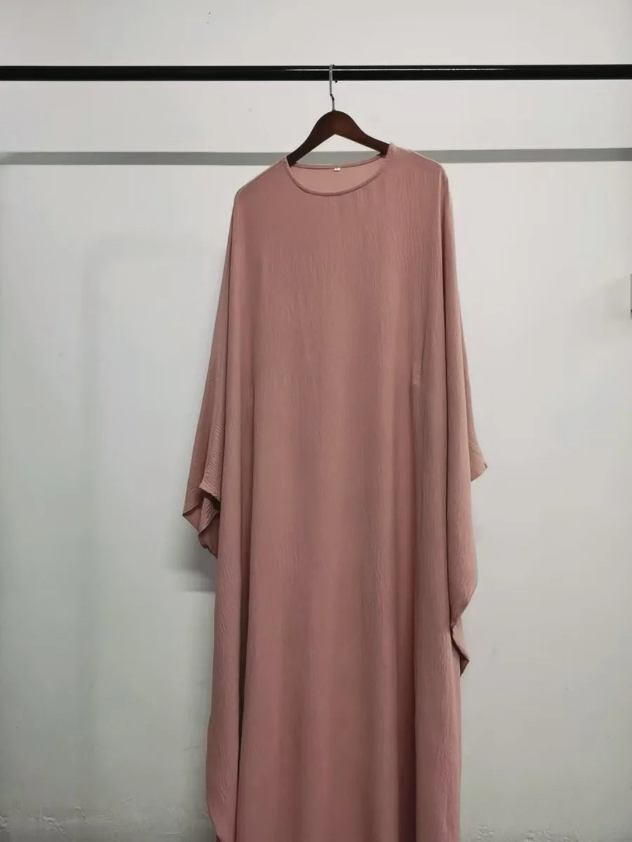 Muslim Women Arabic Dubai Abaya Plus size adjustable Waist Long Dress Modest Kaftan Robe Imitation Linen Femme Islam Clothing.