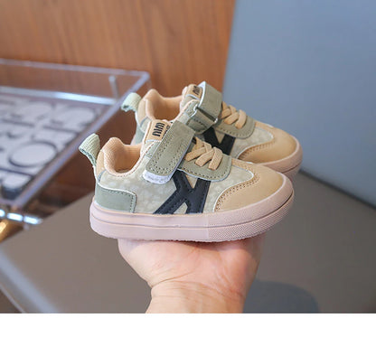 2025 Designers Kid's Sneakers PU Leather Waterproof Infant Baby Toddler Shoes Ergonomics Girl's Sneakers Children's Sport Shoes.