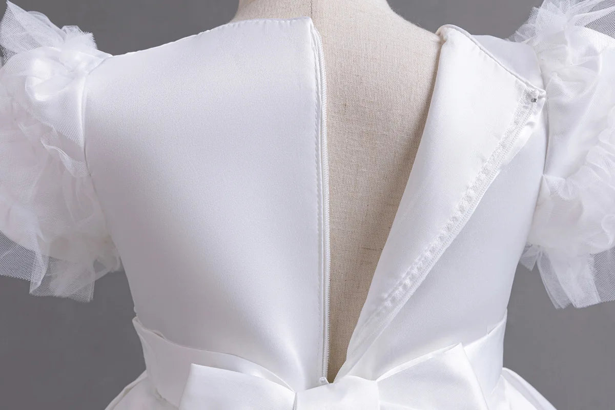 Hetiso Mädchen Pailletten Prinzessin Kleid flauschige Tutu Ärmel Geburtstags feier Leistung Hochzeit Ballkleid Kinder Kleider 3 6 8 10 Jahre.