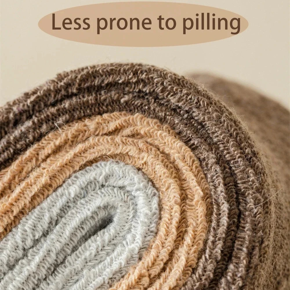 MuqiNush 5 Pairs  Socks Men Women Ankle Knee-High Sport Athletic Running Cycling Socks Winter Warm and Thick Fashion For Daily.