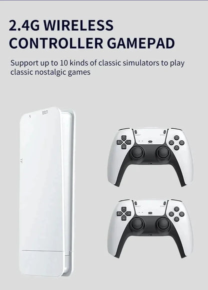 128G Game Stick M15 4K Video TV Game Console Wireless Gamepads Video Game 64G 40000+/50000+ Classic Arcade Games HD Two-player.