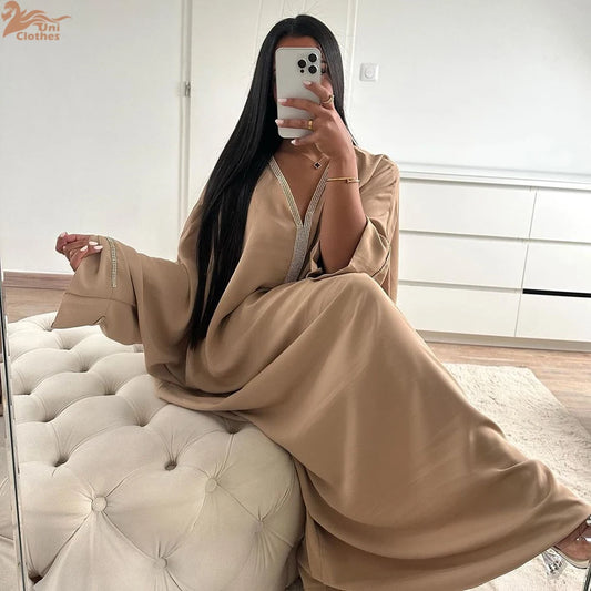 Ramadan Eid Batwing Abaya Prayer Clothes Women Kaftan Turkey Islam Muslim Long Dress Kebaya Caftan Marocain Robe Femme Musulmane.
