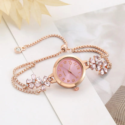 Womens Watches Brand Vintage Rhinestone Quartz Bracelet Watch Women's Watch Women Watches Luxury Relógio Feminino นาฬิกาข้อมือ.