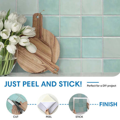 20PCS 3D Matte Wall Panels, 30×30cm – Peel and Stick Tiles for Kitchen, RV, and Bathroom Renovations, Decorative Wall Panels