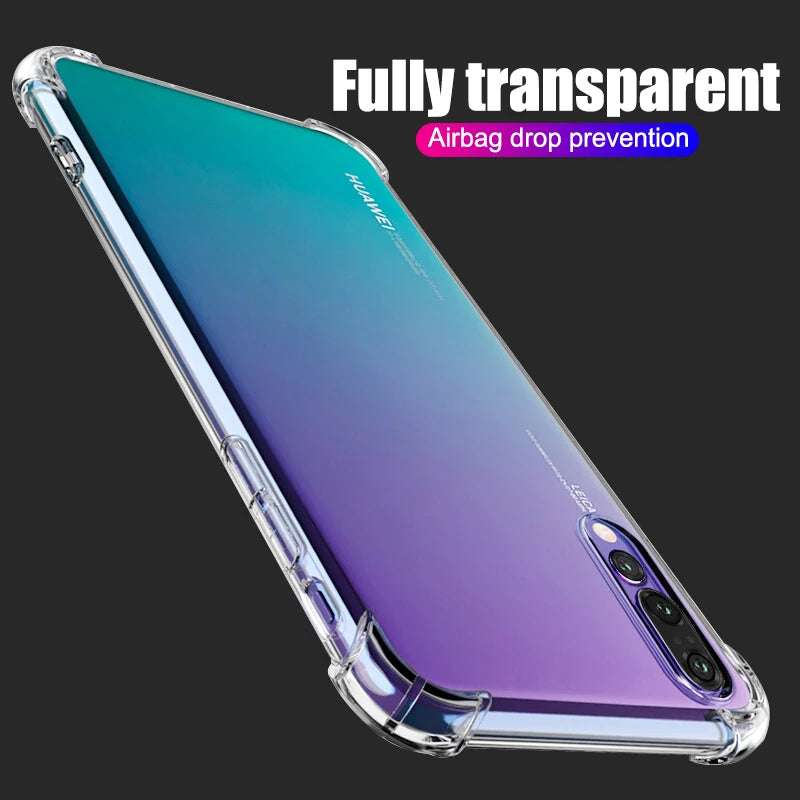 Luxury Soft Case For Huawei P20 P30 Lite Pro Protective Transparent Case Mate 20 30 Lite Honor 20 Lite pro Silicone Back Cover.